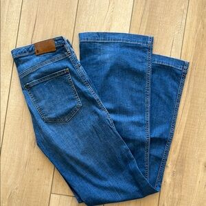 H&M Blue Denim Wide Leg Jeans